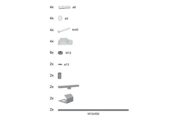 Panelkit čelní Ravak City sada čelní, B23600000N Panelkit čelní Ravak City sada čelní, B23600000N