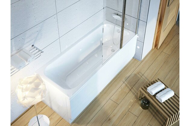 Vana Ravak Chrome 160x75 obdélníková, bílá, C741000000 Vana Ravak Chrome 160x75 obdélníková, bílá, C741000000