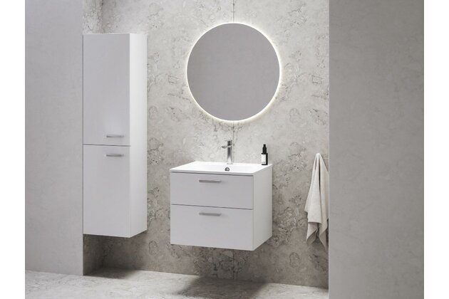 Vysoká skříňka Ravak SB Chrome II 39, bílá, levá madlo 152 mm, chrom, X000000542 Vysoká skříňka Ravak SB Chrome II 39, bílá, levá madlo 152 mm, chrom, X000000542