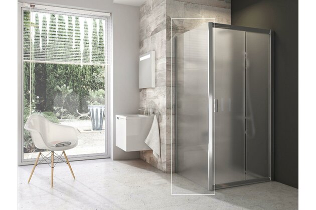 Pevná stěna Ravak Blix BLPS 100 jednodílná, lesk/grape, 9BHA0C00ZG