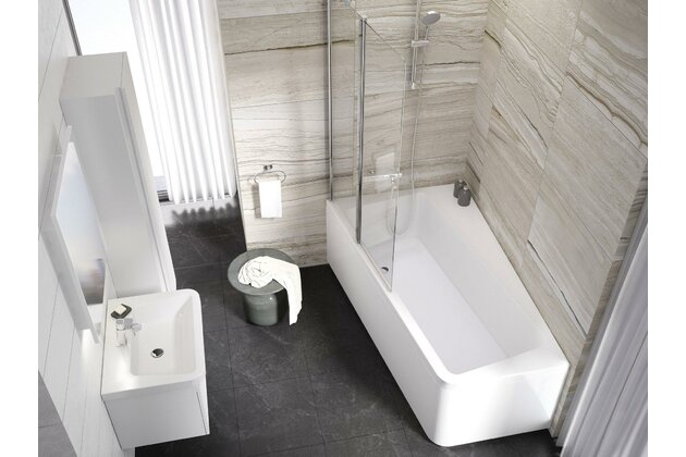 Vana Ravak 10° 170x100 rohová Asymmetrická, bílá, levá, C811000000 Vana Ravak 10° 170x100 rohová Asymmetrická, bílá, levá, C811000000