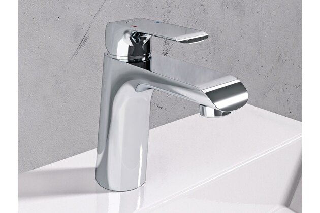 Baterie Ravak Flat umyvadlová, stojánková 151 mm, bez výpusti, chrom, X070118 Baterie Ravak Flat umyvadlová, stojánková 151 mm, bez výpusti, chrom, X070118