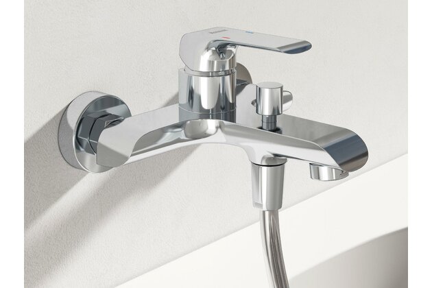 Baterie Ravak Flat vanová nástěnná, bez sprchového setu, chrom, X070119 Baterie Ravak Flat vanová nástěnná, bez sprchového setu, chrom, X070119