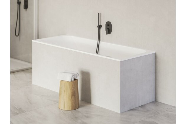 Vana Ravak Chrome slim 160x75 obdélníková, bílá, C741300000 Vana Ravak Chrome slim 160x75 obdélníková, bílá, C741300000