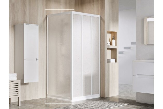 Pevná stěna Ravak Supernova APSS 75 198 jednodílná, bílá/pearl, 940301R211