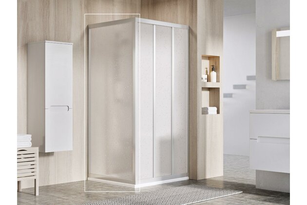 Pevná stěna Ravak Supernova APSS 75 198 jednodílná, satin/pearl, 94030UR211