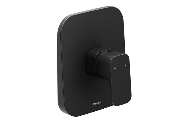 Baterie Ravak 10° Free podomítková 1-cestná, bez tělesa, černá, X070159 Baterie Ravak 10° Free podomítková 1-cestná, bez tělesa, černá, X070159