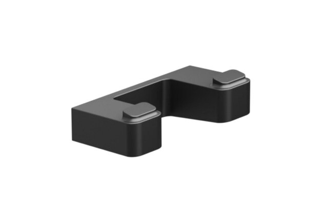 Dvojháček Ravak 10° nástěnný, černá, X07P554 Dvojháček Ravak 10° nástěnný, černá, X07P554