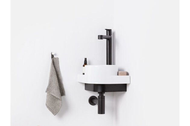 Umývátko Ravak Yard 28 C rohové tenkostěnné na konzoli, s otvorem pro baterii, bez přepadu, XJX01228000 Umývátko Ravak Yard 28 C rohové tenkostěnné na konzoli, s otvorem pro baterii, bez přepadu, XJX01228000