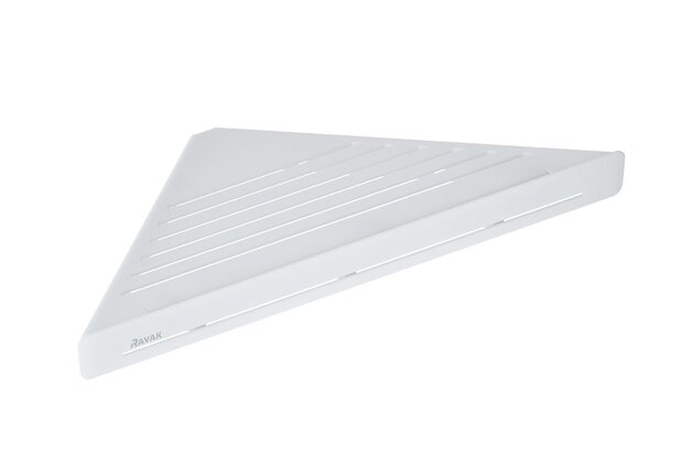 Polička Ravak Slim C rovná, bílá/bílá, X07P652