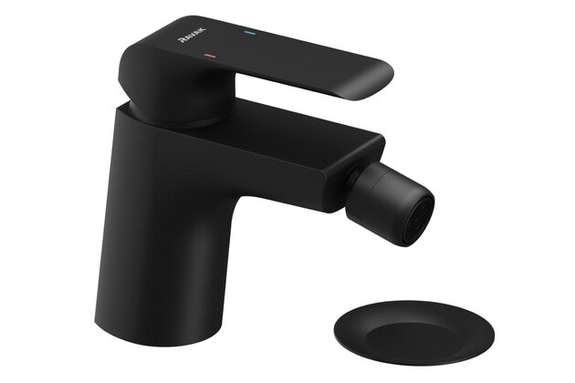 Baterie Ravak Flat bidetová, stojánková 121 mm s výpustí ClickClack, černá, X070178 Baterie Ravak Flat bidetová, stojánková 121 mm s výpustí ClickClack, černá, X070178