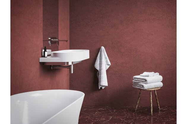 Umyvadlo Ravak Yard 80 tenkostěnné na konzoli, bez otvoru pro baterii, bez přepadu, bílá, XJX01080000 Umyvadlo Ravak Yard 80 tenkostěnné na konzoli, bez otvoru pro baterii, bez přepadu, bílá, XJX01080000