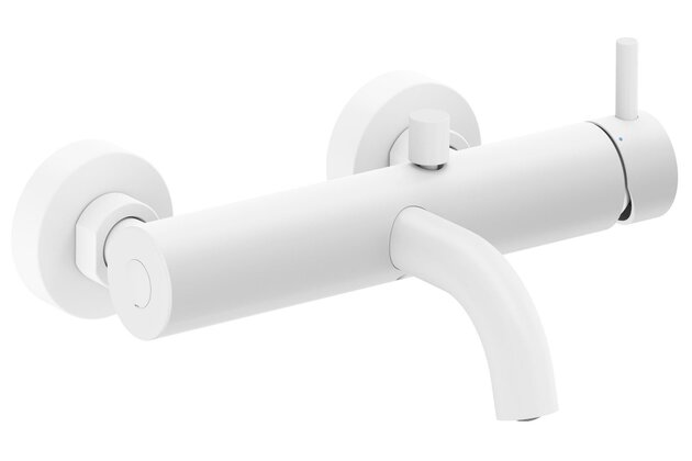 Baterie Ravak Espirit ES 022.00 vanová nástěnná, bez sprchového setu, bílá mat, X070242 Baterie Ravak Espirit ES 022.00 vanová nástěnná, bez sprchového setu, bílá mat, X070242