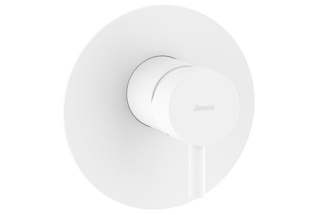 Baterie Ravak Espirit ES 062.00 podomítková 1-cestná, s tělesem, bílá mat, X070248 Baterie Ravak Espirit ES 062.00 podomítková 1-cestná, s tělesem, bílá mat, X070248