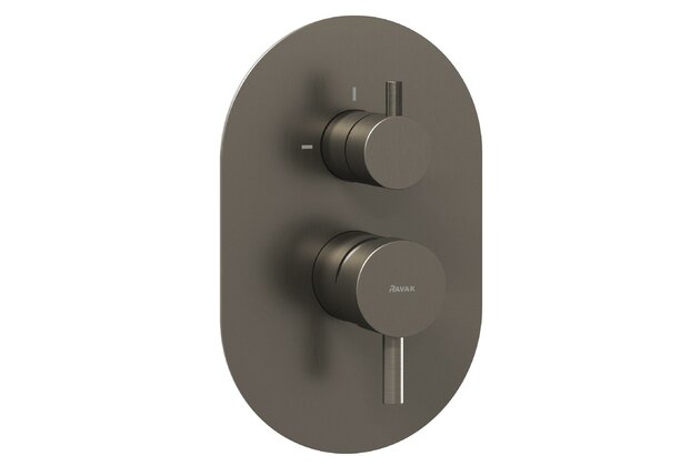 Baterie Ravak Espirit ES 065.00 RB E podomítková 2-cestná, bez tělesa, grafit, X070325 Baterie Ravak Espirit ES 065.00 RB E podomítková 2-cestná, bez tělesa, grafit, X070325