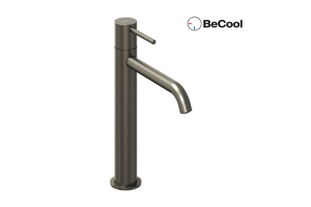 Baterie Ravak Espirit ES 014.00 umyvadlová, stojánková 250 mm s funkcí BeCool, bez výpusti, černá mat, X070401