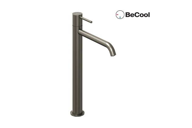 Baterie Ravak Espirit ES 015.00 umyvadlová, stojánková 340 mm s funkcí BeCool, bez výpusti, grafit, X070407