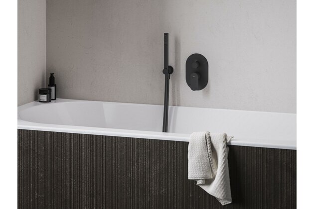 Baterie Ravak Eleganta EL 065.00 RB E podomítková 2-cestná, bez tělesa, X070301 Baterie Ravak Eleganta EL 065.00 RB E podomítková 2-cestná, bez tělesa, X070301