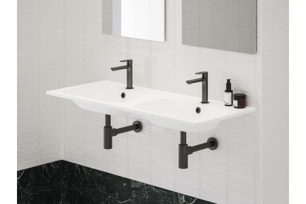 Baterie Ravak Eleganta EL012.00 umyvadlová, stojánková 170 mm, bez výpusti, grafit, X070327 Baterie Ravak Eleganta EL012.00 umyvadlová, stojánková 170 mm, bez výpusti, grafit, X070327