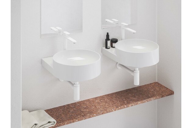 Baterie Ravak Eleganta EL014.00 umyvadlová, stojánková 220 mm, bez výpusti, bílá mat, X070385