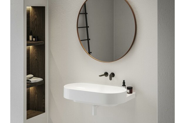 Baterie Ravak Eleganta EL 019.00 umyvadlová podomítková, bez tělesa, grafit, X070329