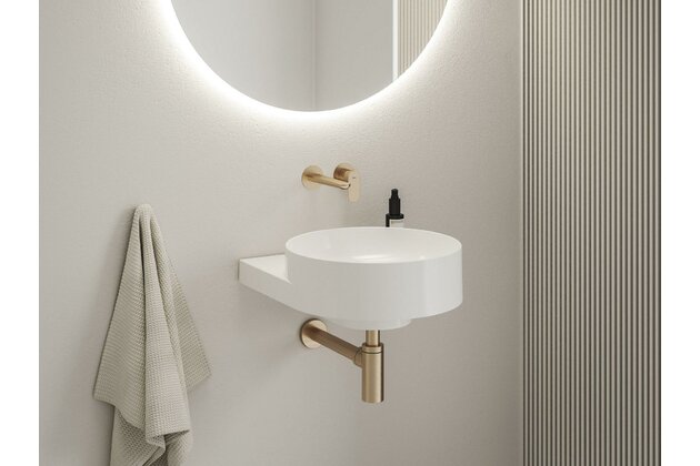 Baterie Ravak Eleganta EL 019.00 umyvadlová podomítková, bez tělesa, růžové zlato, X070366