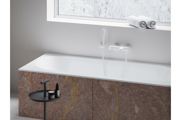 Baterie Ravak Eleganta EL022.00 vanová nástěnná, bez sprchového setu, bílá mat, X070256 Baterie Ravak Eleganta EL022.00 vanová nástěnná, bez sprchového setu, bílá mat, X070256