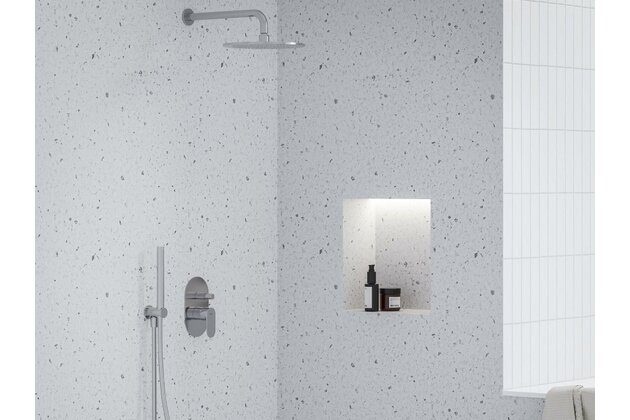 Baterie Ravak Eleganta EL 061.00 podomítková 2-cestná, s tělesem, chrom, X070218