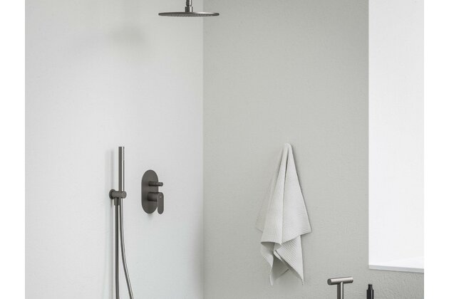 Baterie Ravak Eleganta EL 061.00 podomítková 2-cestná, s tělesem, grafit, X070335 Baterie Ravak Eleganta EL 061.00 podomítková 2-cestná, s tělesem, grafit, X070335