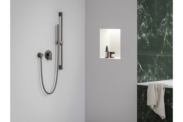 Baterie Ravak Eleganta EL 062.00 podomítková 1-cestná, s tělesem, grafit, X070336 Baterie Ravak Eleganta EL 062.00 podomítková 1-cestná, s tělesem, grafit, X070336