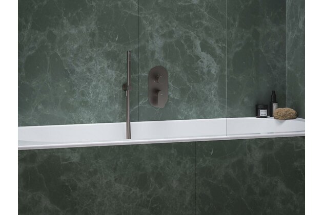 Baterie Ravak Eleganta EL 068.00 RB F podomítková 3-cestná, bez tělesa, grafit, X070334 Baterie Ravak Eleganta EL 068.00 RB F podomítková 3-cestná, bez tělesa, grafit, X070334