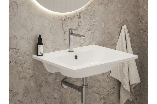 Baterie Ravak Eleganta EL012.00 umyvadlová, stojánková 170 mm s funkcí BeCool, bez výpusti, chrom, X070409