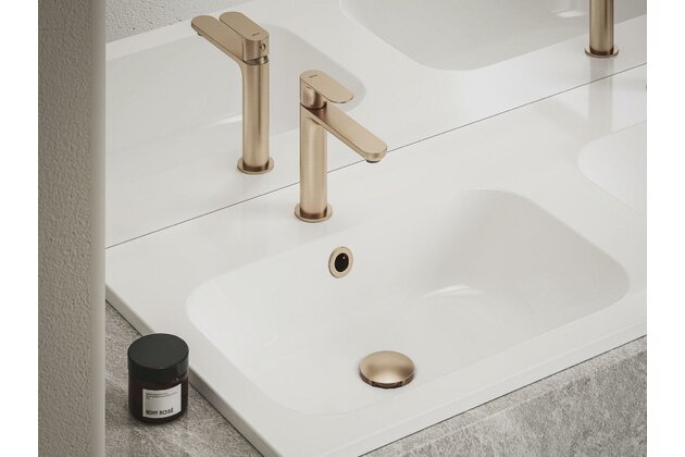 Baterie Ravak Eleganta EL012.00 umyvadlová, stojánková 170 mm s funkcí BeCool, bez výpusti, růžové zlato, X070413 Baterie Ravak Eleganta EL012.00 umyvadlová, stojánková 170 mm s funkcí BeCool, bez výpusti, růžové zlato, X070413