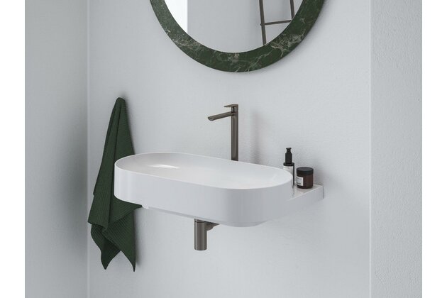 Baterie Ravak Eleganta EL015.00 umyvadlová, stojánková 335 mm s funkcí BeCool, bez výpusti, grafit, X070422 Baterie Ravak Eleganta EL015.00 umyvadlová, stojánková 335 mm s funkcí BeCool, bez výpusti, grafit, X070422