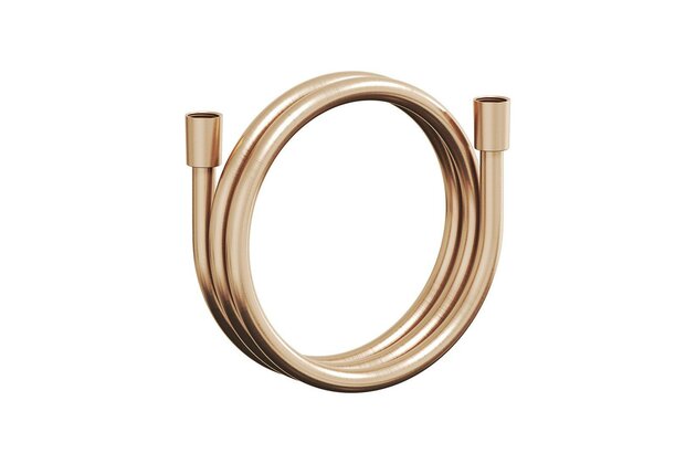 Sprchová hadice Ravak z odolného plastu 150 cm, růžové zlato, X07P707