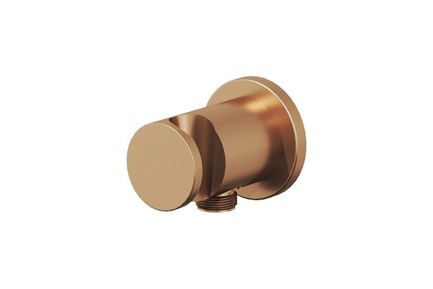 Držák sprchy Ravak s vývodem vody, růžové zlato, X07P708