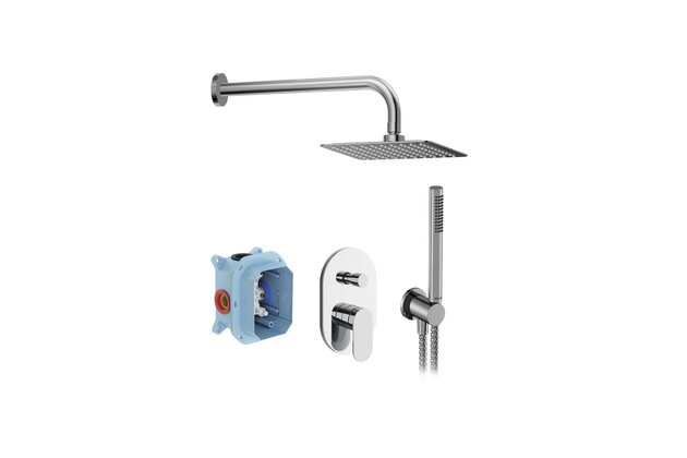 Sprchová souprava Ravak, chrome II podomítková sedmidílná, chrom, X07S014 Sprchová souprava Ravak, chrome II podomítková sedmidílná, chrom, X07S014