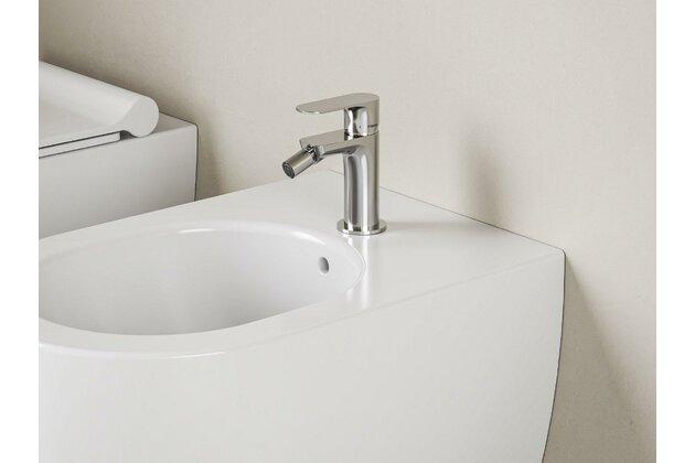 Baterie Ravak Chrome II bidetová, stojánková 135 mm, bez výpusti, chrom, X070453 Baterie Ravak Chrome II bidetová, stojánková 135 mm, bez výpusti, chrom, X070453