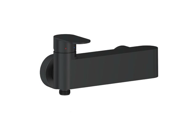 Baterie Ravak Chrome II sprchová nástěnná, bez sprchového setu, černá, X070464