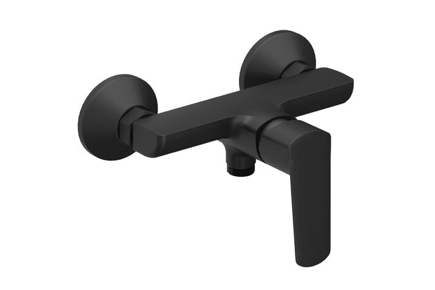 Baterie Ravak Life sprchová nástěnná bez setu, černá, X070480 Baterie Ravak Life sprchová nástěnná bez setu, černá, X070480