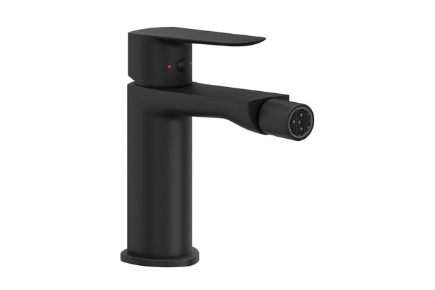 Baterie Ravak Life bidetová, stojánková 160 mm, bez výpusti, černá, X070481 Baterie Ravak Life bidetová, stojánková 160 mm, bez výpusti, černá, X070481