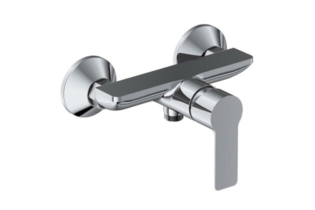 Baterie Ravak Solar sprchová nástěnná, bez sprchového setu, chrom, X070486 Baterie Ravak Solar sprchová nástěnná, bez sprchového setu, chrom, X070486