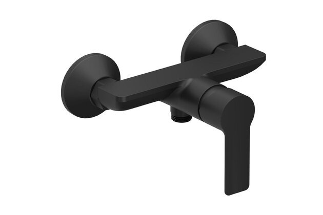 Baterie Ravak Solar sprchová nástěnná, bez sprchového setu, černá, X070492 Baterie Ravak Solar sprchová nástěnná, bez sprchového setu, černá, X070492