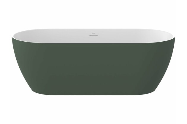 Vana Ravak Freedom O Tec 170x77 oválná akrylátová volně stojící, grey green/bílá, krytka odtoku bílá, CD11200000 Vana Ravak Freedom O Tec 170x77 oválná akrylátová volně stojící, grey green/bílá, krytka odtoku bílá, CD11200000