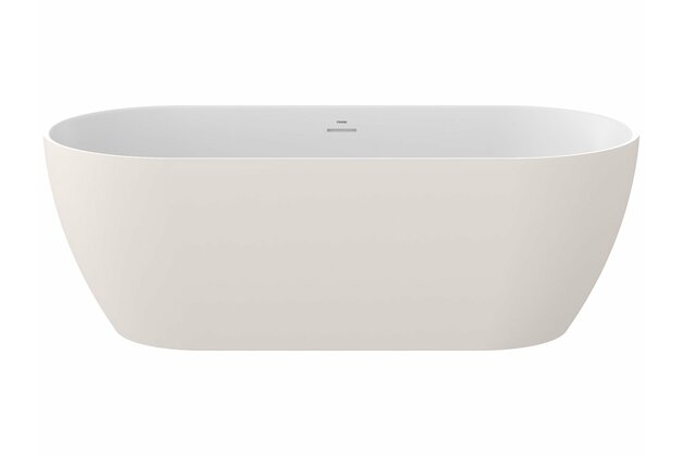 Vana Ravak Freedom O Tec 170x77 oválná akrylátová volně stojící, alabaster pink/bílá, krytka odtoku bílá, CD41600000