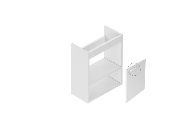 Korpus skříňky Ravak SD Chrome II 40, bílá madlo 152 mm, bílá, X000001782 Korpus skříňky Ravak SD Chrome II 40, bílá madlo 152 mm, bílá, X000001782