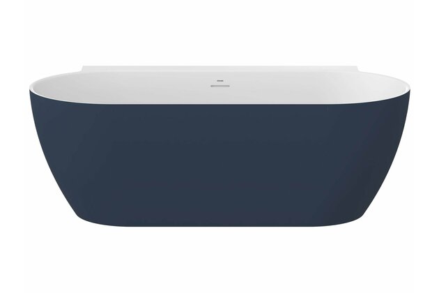 Vana Ravak Freedom Wall II Tec 170x87 oválná akrylátová volně stojící, deepsea blue/bílá, krytka odtoku bílá, CC71400000 Vana Ravak Freedom Wall II Tec 170x87 oválná akrylátová volně stojící, deepsea blue/bílá, krytka odtoku bílá, CC71400000