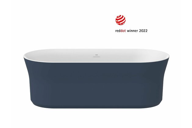 Vana Ravak Ypsilon 180x80 oválná akrylátová volně stojící, deepsea blue/bílá, krytka odtoku bílá, XC00100071 Vana Ravak Ypsilon 180x80 oválná akrylátová volně stojící, deepsea blue/bílá, krytka odtoku bílá, XC00100071