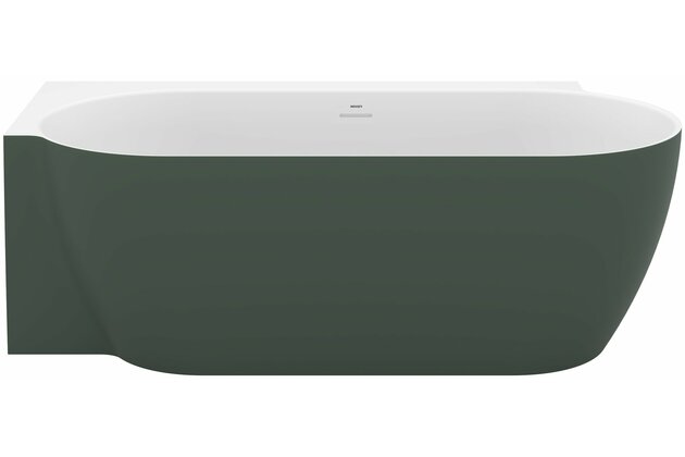 Vana Ravak Freedom Corner II Tec 175x86 oválná akrylátová volně stojící, grey green/bílá, krytka odtoku bílá, levá, CC91200000 Vana Ravak Freedom Corner II Tec 175x86 oválná akrylátová volně stojící, grey green/bílá, krytka odtoku bílá, levá, CC91200000