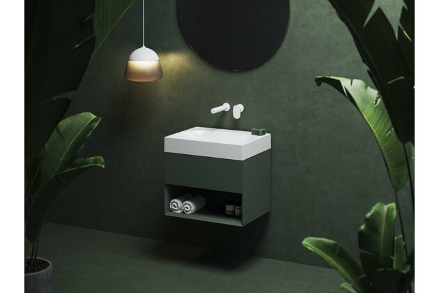 Skříňka pod umyvadlo Ravak SD Lite 60, grey green, X000001858 Skříňka pod umyvadlo Ravak SD Lite 60, grey green, X000001858